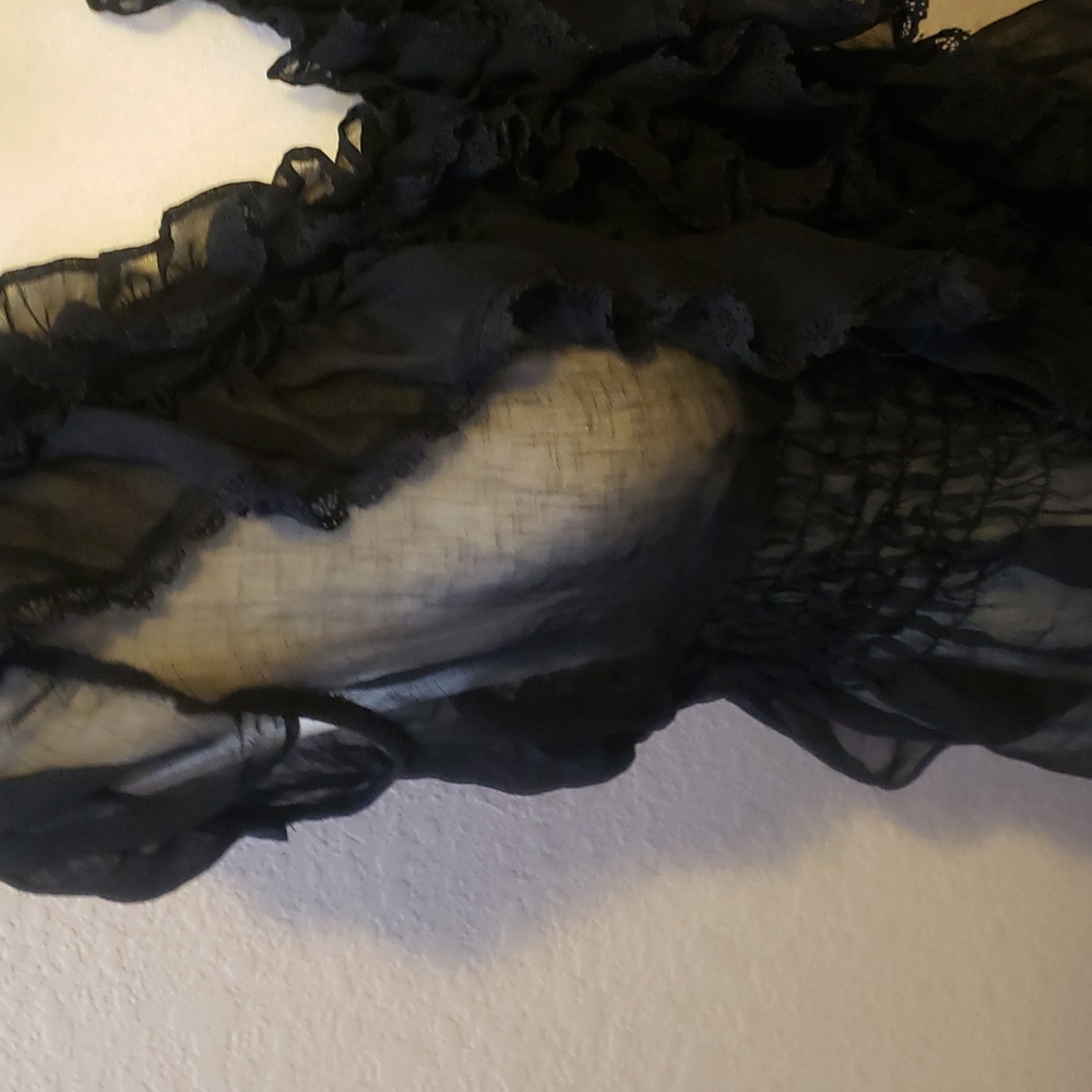 Sheer Ruffle Blouse - Picture 3 of 4